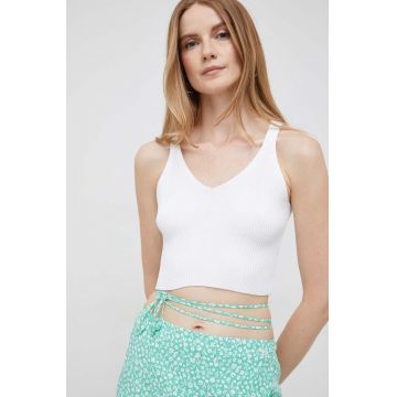 Sisley top femei, culoarea alb