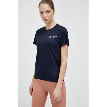 adidas Performance tricou de alergare x Parley culoarea albastru marin