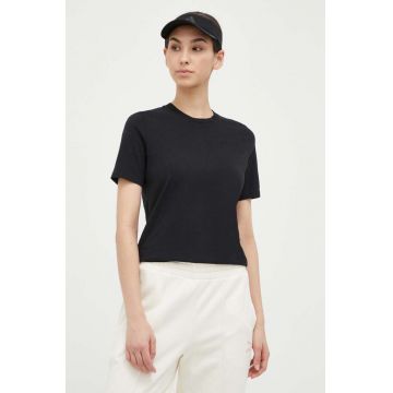 Peak Performance tricou din bumbac culoarea negru