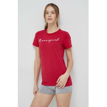 Rossignol tricou din bumbac culoarea rosu