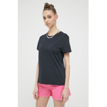 UGG tricou din bumbac culoarea negru