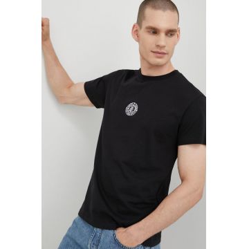 Unfair Athletics tricou din bumbac culoarea negru, cu imprimeu