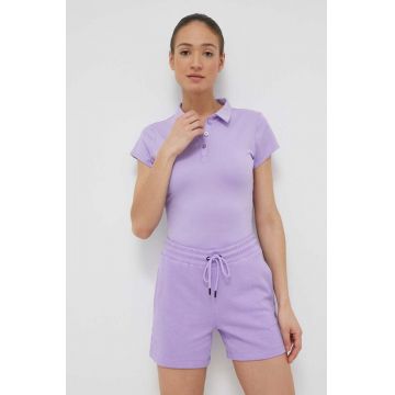 Dkny tricou femei, culoarea violet