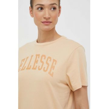 Ellesse tricou din bumbac culoarea portocaliu SGR17859-LIGHTGREY