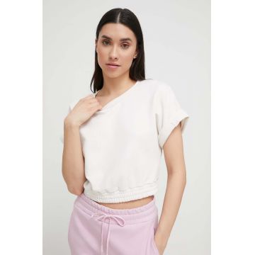 United Colors of Benetton tricou lounge culoarea bej