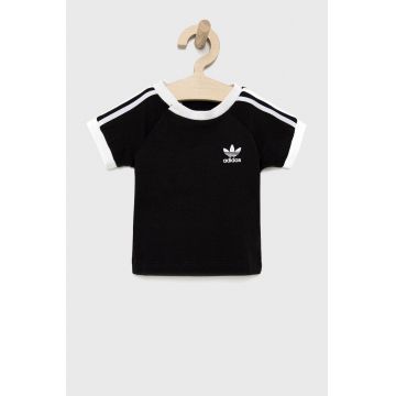 adidas Originals tricou copii H35545 culoarea negru, cu imprimeu