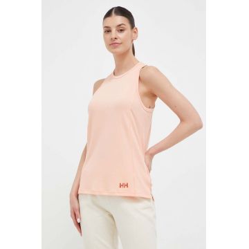 Helly Hansen top sport Solen femei, culoarea portocaliu