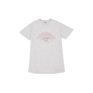 Kenzo Kids tricou de bumbac pentru copii culoarea gri