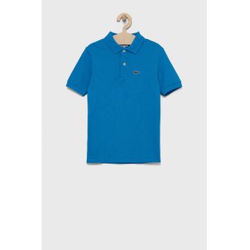 Lacoste tricouri polo din bumbac pentru copii neted