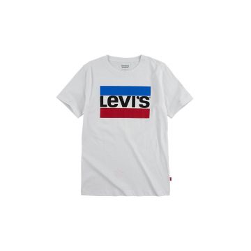 Levi's Tricou copii culoarea alb, cu imprimeu