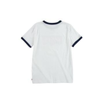 Levi's Tricou copii culoarea alb, cu imprimeu