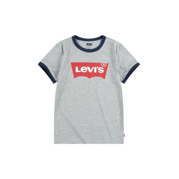 Levi's Tricou copii culoarea gri, cu imprimeu