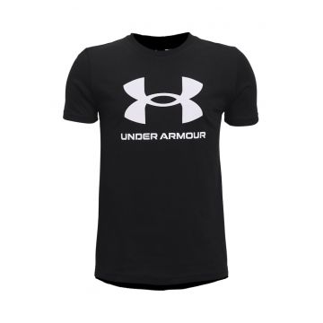 Tricou cu imprimeu logo - pentru fitness Sportstyle