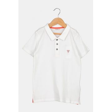 Tricou polo cu logo discret