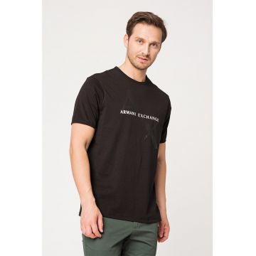 Tricou regular fit de bumbac cu imprimeu logo