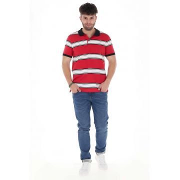 Tricou polo in dungi