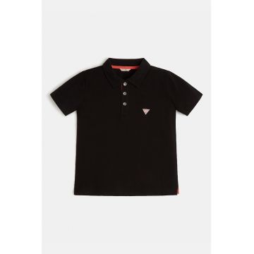 Tricou polo cu logo discret