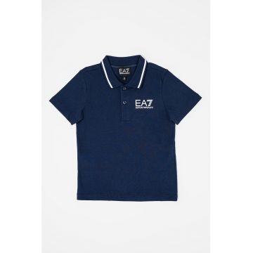 Tricou polo cu imprimeu logo pe piept