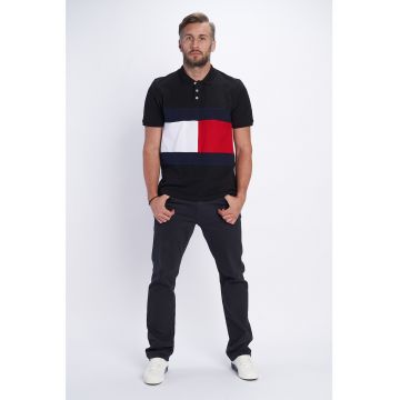 Tricou polo de bumbac pique