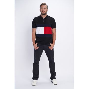 Tricou polo de bumbac pique