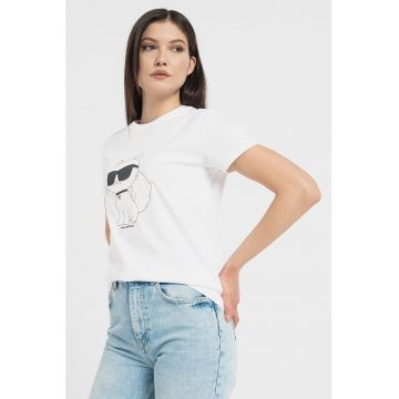 Tricou de bumbac organic cu imprimeu