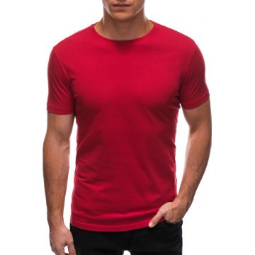 Tricou din bumbac cu model uni