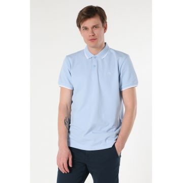 Tricou polo de bumbac din material pique