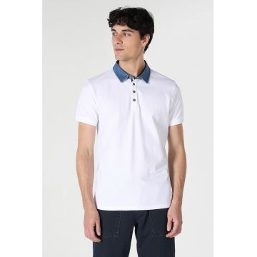 Tricou polo slim fit