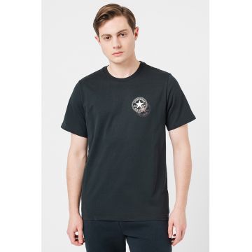 Tricou regular fit unisex de bumbac cu imprimeu