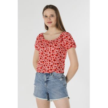 Tricou cu imprimeu floral