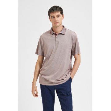 Tricou polo din amestec de bumbac organic