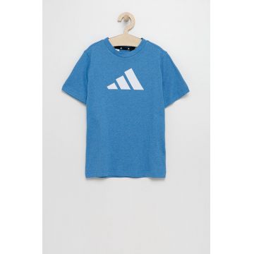 adidas Performance tricou de bumbac pentru copii HG8861 cu imprimeu