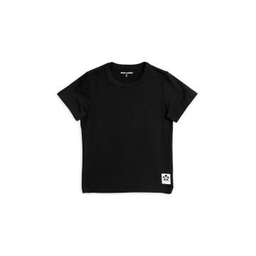 Mini Rodini tricou copii culoarea negru