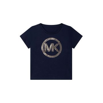 Michael Kors tricou de bumbac pentru copii culoarea albastru marin