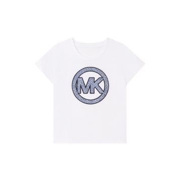 Michael Kors tricou de bumbac pentru copii culoarea albastru marin