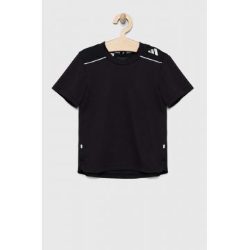 Adidas tricou copii culoarea negru, cu imprimeu