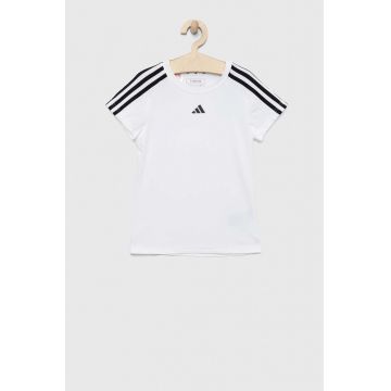 Adidas tricou copii G TR-ES 3S culoarea alb