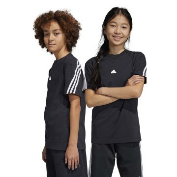 adidas tricou de bumbac pentru copii U FI 3S culoarea negru, cu imprimeu