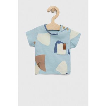 United Colors of Benetton tricou din bumbac pentru bebelusi modelator