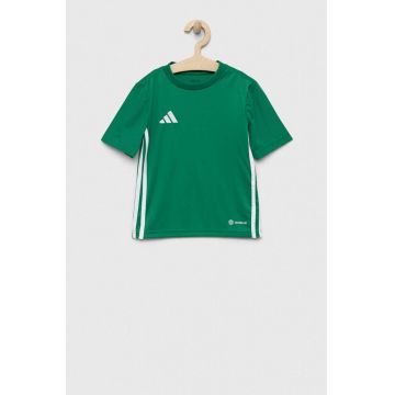 adidas Performance tricou copii TABELA 23 JSY culoarea verde, modelator