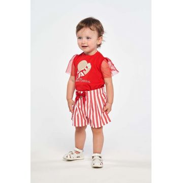 Birba&Trybeyond tricou bebe culoarea rosu