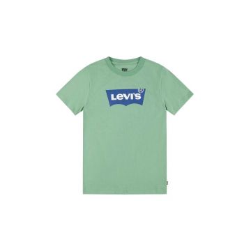 Levi's tricou copii culoarea verde, cu imprimeu