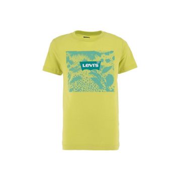 Levi's tricou de bumbac pentru copii culoarea verde, cu imprimeu