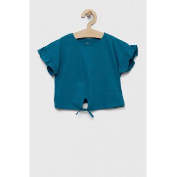 zippy tricou de bumbac pentru copii culoarea verde