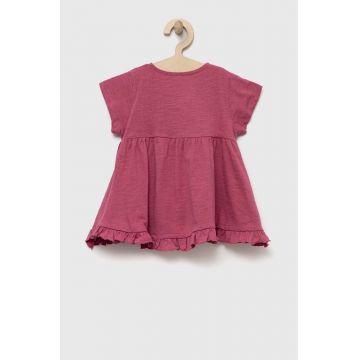 zippy tricou de bumbac pentru copii culoarea violet