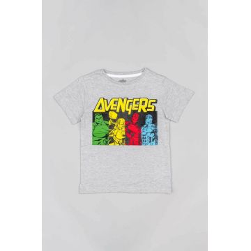 zippy tricou de bumbac pentru copii x Marvel cu imprimeu