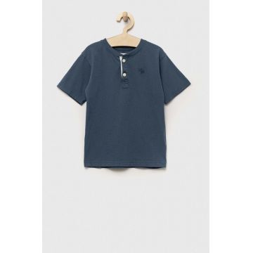 Abercrombie & Fitch tricou de bumbac pentru copii neted