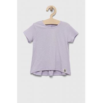 United Colors of Benetton tricou bebe culoarea violet