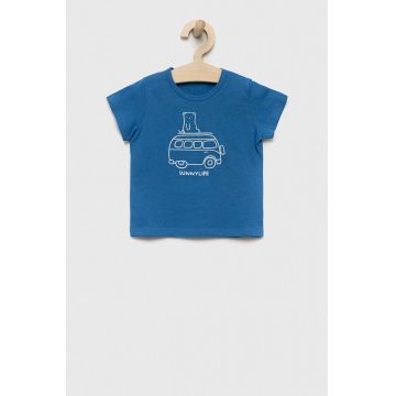 United Colors of Benetton tricou din bumbac pentru bebelusi