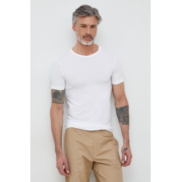 BOSS tricou 2-pack bărbați, culoarea alb, uni 50475276